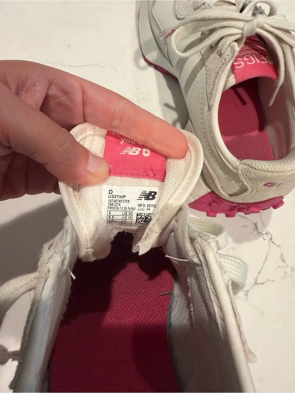 Figs F’ing Pink New Balance 327
